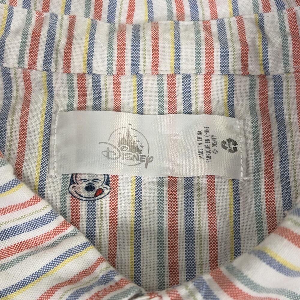 Disney Regular Men's Mickey Mouse Donald Duck Goofy Button-Down Shirt, Sz 2XL - Picture 4 of 10
